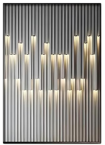 Ocultar la tapa de distribución Decoración creativa Cuadro colgante, para caja de interruptor de fusibles y medidor eléctrico Pintura decorativa(J,60x80cm)