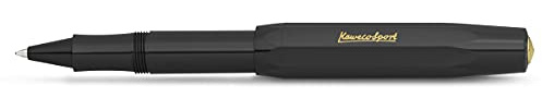 Kaweco CLASSIC SPORT Rollerball Black I Gel/Ballpoint Pen Including 0.7 mm Refill I in Classic Design with Ceramic Ball 13.5 cm
