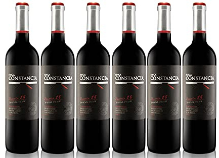 Finca Constancia Parcela 23 Tempranillo - Vino Tinto V.T. Castilla - 6 botellas de 750 ml - Total: 4500 ml