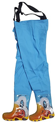 TAMS Kinderwathose Hellblau 34/35 Matschhose Kinder Wathose Anglerhose Fischerhose Spielhose