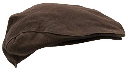 WALKER AND HAWKES Unisex skjutmössa av moleskin-bomull – vattentät, BRUN, S