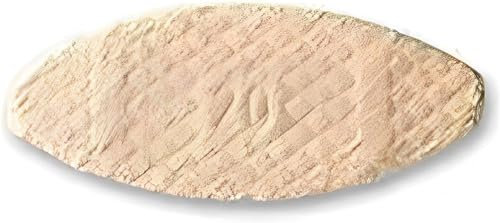 Tacos planos de madera para manualidades, láminas de montaje – Galletas Lamelle – Tacos de madera para bricolaje y carpintería (100 unidades, número 20)