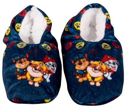 United Labels Homesocks Bailarinas para niñas y niños ABS Invierno Zapatillas forradas (Paw Patrol Azul oscuro, Sistema de tallas de zapato de la UE, Niño pequeño, Numérico (desde/hasta), M, 23, 26)