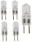 UGEFKMQ Bombilla G6.35 Halogena 12V 75W GY6.35 Bi Pin T4 Bombilla Halógena Bombilla Mecánica 5Pc 75W