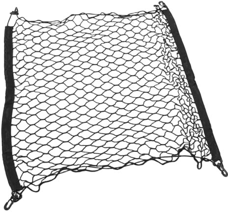 Cabilock Caja de Almacenamiento del Coche Tronco Red para Coche Organizador de Maletero de Coche SUV Accesorios para camionetas Red de Carga del Maletero para Coche Neto poliéster Black