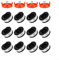 Bobina per decespugliatore Black and Decker All in One, 12 bobine, 4 coperture, 4 molle per una manutenzione efficiente del prato