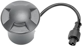 BOLD Lampada da incasso a LED in alluminio per sistema da 24 V (con cavo in PVC da 15 cm, 3000 K, dimmerabile con regolatore Bold – antracite