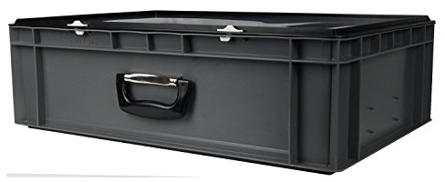 DJ Mischpult-Flightcase - Hardcase, grau, mit Koffergriff, Abm. 600x400x175 mm (LxBxH), 33 Liter Nutzvolumen