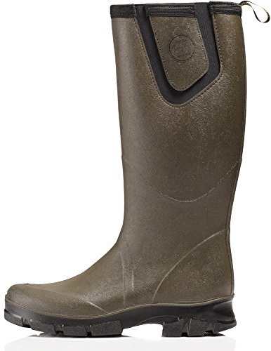 LEMIGO Professionelle Herren Neopren Jagd/Anglergummistiefel Antirutschsohle Leicht Leise und Elastisch Geometrische Sohle 719 (Grün, 41)