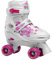 Roces Mädchen Quaddy 3.0 Girl Größenverstellbarer Kinder-Rollschuh, White-pink, 26/29