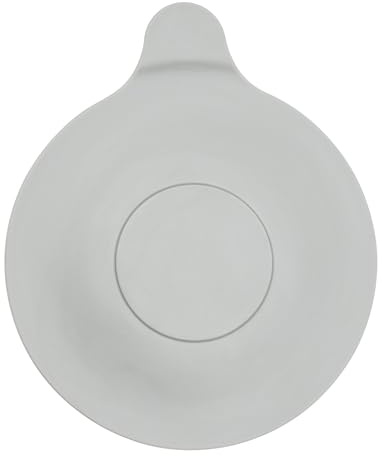 Tapón Universal de Silicona para el desagüe de la bañera, la Ducha y el Fregadero de la Cocina, Tapón de Drenaje Desmontable, 13 cm de diámetro, para Agujeros de desagüe de hasta 90 mm, Gris