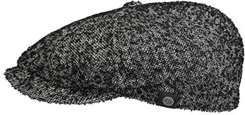 bugatti Torsten Flatcap Ballonmütze Schirmmütze (60 cm - schwarz-weiß)