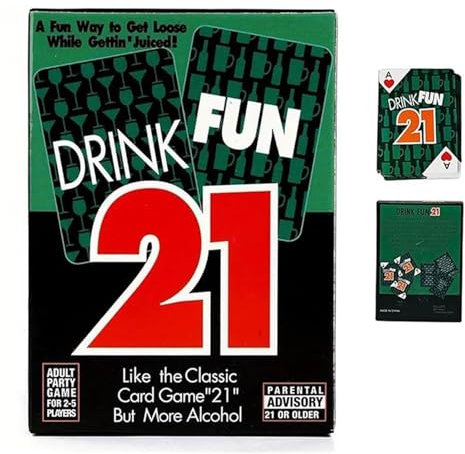 Psyfwznkny Trinkkartenspiele für Paare, Drink Fun 21 Kartenspiel, lustiges Trinkspiel für Partys für Hauspartys vor dem Trinken, Junggesellen- und Junggesellinnenabschiede, Geburtstage