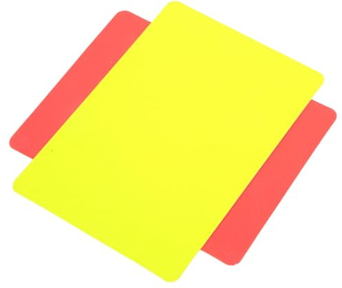 Fußball-Schiedsrichterkarten, Rote und Gelbe Karten für Fußball, Fußball, Rote und Gelbe Karten, Aufzeichnung von Fußballspielen, Schiedsrichter-Werkzeugausrüstung