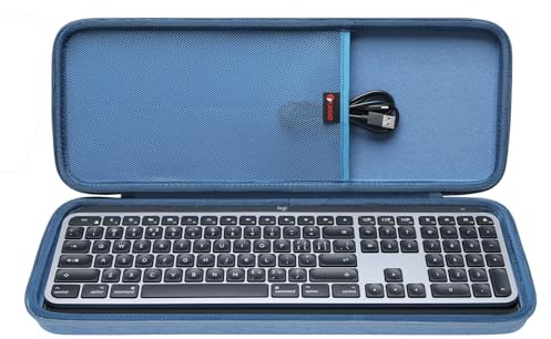XANAD Custodia per Logitech MX Keys Tastiera wireless avanzata illuminata (Blu)