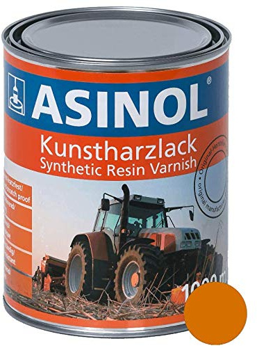 ASINOL AMAZONE ORANGE 1.000 ml Kunstharzlack Farbe Lack 1l Liter Dose