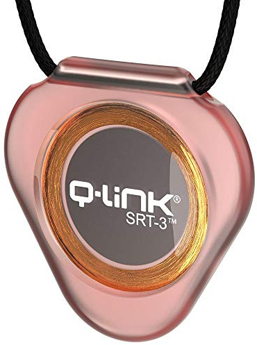 Q-Link Akryl SRT-3 hänge (genomskinligt rosenvatten)