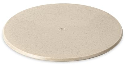 Koziol PALSBY M & L Schüssel 2 & 5 Liter | Salatschale Servierschale Rührschüssel | bruchfest stapelbar biozirkulärer Kunststoff spülmaschinengeeignet | Küche Haushalt (nature desert sand, Deckel 2l)