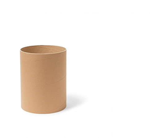 Modulor Papierkorb aus stabilem Hartpapier für Büro, Arbeitszimmer, Kinderzimmer, ø 23 cm, Volumen 12 L, braun