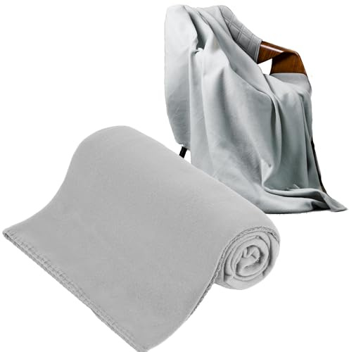 Teesa Coperta in pile 130x150 cm Grigio TSA8900-1
