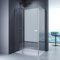 EMKE Duschkabine 80x100 Eckeinstieg Duschabtrennung Falttür Dusche Duschtür Duschwand Eckdusche Duschkabine 80 x 100 x 190 cm Komplett Dusche