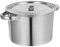 Kichvoe Olla De Acero Inoxidable Con Tapa Y Asa Olla De Cocina De Inducción De 6L Cubo De Aceite Utensilios De Cocina Para Sopa Caldo Guiso De Guiso Lento- 6L