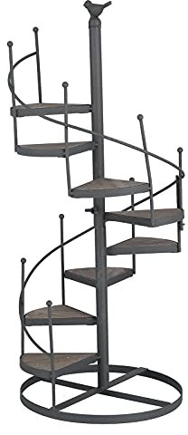TIKATARER Plant Shelf, 8 Potteds Plant Stand Indoor, Multiple Flower Pot Holder Flower Stand for Patio Garden Corner Balcony Living Room