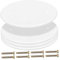AUTSUPPL Round Cover Plates - 4 Pack Blank Ceiling Plates for Easy Installation Versatile Use in Homes and Offices