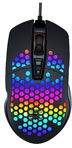 DIYEAH Ratón para Hueco Cable Ratón De Escritorio Luminoso para Ordenador Portátil Accesorio Práctico para Pc Gamer