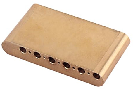 Gitarr Tremolo bro standard mässing block 10,4 mm enkel sten 74 mm tillbehör bro mässing Mexiko
