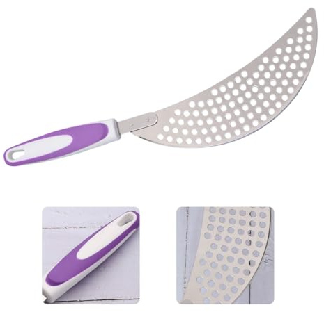 BESPORTBLE Égouttoir à Pâtes Acier Inoxydable avec Poignée Plastique Filtre Pot Anti-éclaboussures Passoire Nouilles Pratique pour Cuisine Adapté Plupart des Casseroles
