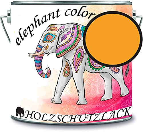 Vernice protettiva per legno per legno, resistente alle intemperie, protezione a lungo termine dagli agenti atmosferici, colore protettivo per legno RAL 1033 giallo Dahlien//elephant color