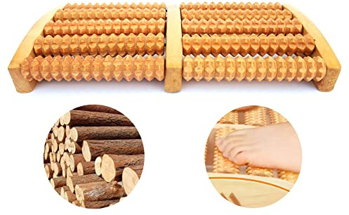 PARENCE.- Masseur de pieds en bois. Appareil de Massage des Pieds • Drainage Lymphatique & Solution de Relaxation Manuel • Thérapie Réflexologie Plantaire/Détente/Meilleure circulation, MDP69