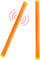NOVELTY PLACE 16 Groan Tube Noise Makers 2 Pack - Funny Party Noisemaker for Kids and Adults - Party Favor Sound Tubes Toys - Orange