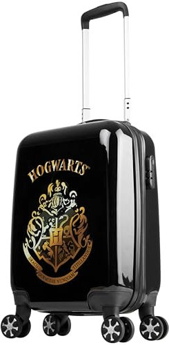 Harry Potter Suitcase for Kids Teens Hard Shell Luggage Hogwarts Travel Case with 4 Wheels Extendable Handle Travel Essentials for Holiday Travel School Trips