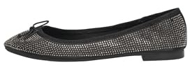 ONLY Onlbee-3 Rhinestone Ballerina, Onlbee-3-Ballerina con Strass Donna, Nero, 39 EU
