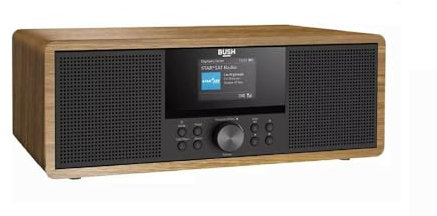 Bush CD Bluetooth DAB Aux FM Radio With LCD Display Micro System Wood 8776408