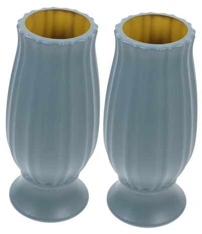 DECHOUS Vase Funéraire en Métal Robuste pour Fleurs De Cimetière Support Décoratif pour Pierre Tombale pour Usage Extérieur