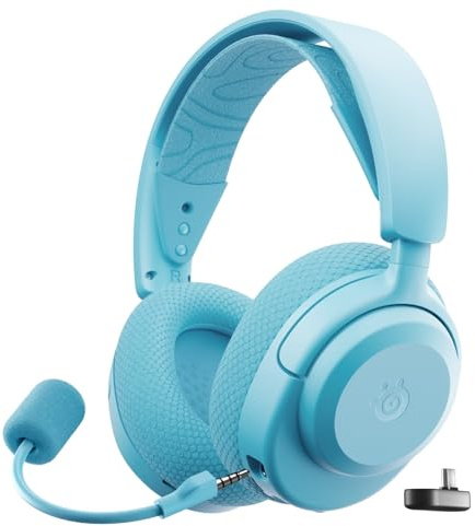 SteelSeries Arctis Nova 3X Wireless - Xbox Headset - Gaming Headset - Mobile App Control - 40 HR Battery with fast charging - Compatible with Xbox, PC, Switch and more - 2.4GHz/Bluetooth - Aqua