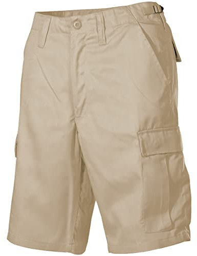 MFH US BDU Bermuda, khaki, med sidoficka