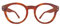 Diesel Brillengestelle DL5231-054-49 Rund Brillengestelle 49, Rot