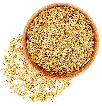 Schafgarbe | Blüten gerebelt, Loses Kraut für Kräutertee oder Sitzbäder, in Bio-Qualität, achillea millefolium, 100 Gramm