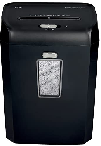 Rexel RSX1035 Cross Cut Paper Shredder, Shreds 10 Sheets, P4 Security, Small Office, 35L bin, Ultra Quiet, ProMax QS Range, 2104585