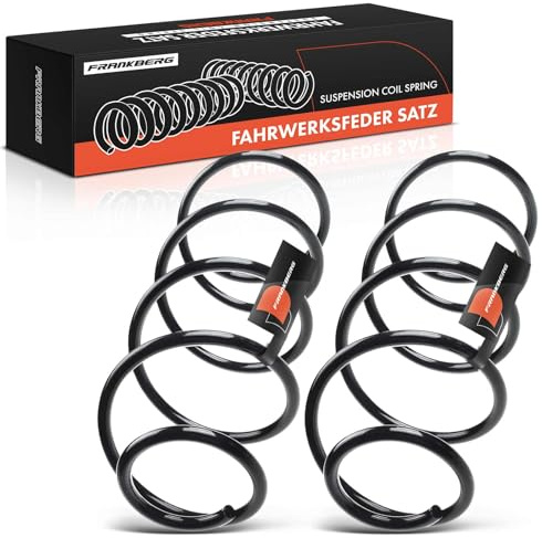 Frankberg 2x Muelles de chasis Muelles de suspensión Compatible con 307 Break 3E 307 SW 3H 307 3A/C C4 I LC C4 Coupé LA Replace# 5002FV