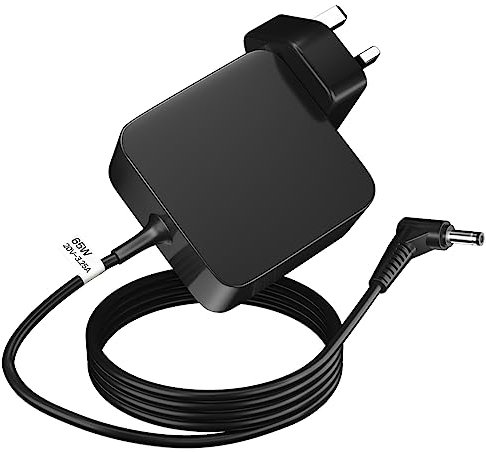 Adaptake 65W Laptop Charger Compatible with Lenovo IdeaPad 3 320 330 330S 510 510S 520 520S V15 110 110S 120 530 710 B50-50 S130 S145 Chromebook N22 Yoga 710 Flex 14 15 Series 20V 3.25A Power Supply