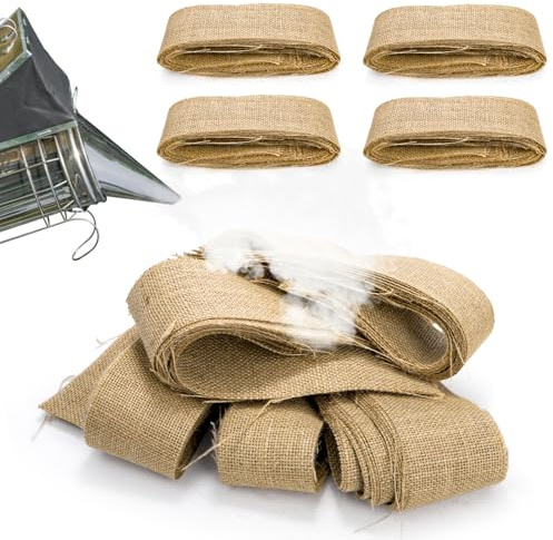 Lawei 1,8 kg di combustibile per Fumatori di api in Iuta, combustibile per Apicoltura, combustibile Naturale per Fumatori di alveari, Facile da Accendere, a Lunga combustione Continua, Produce Fumo