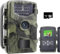 RecorCam Wildlife Camera 36MP 4K, Trail Camera with Night Vision Motion Activated 120° Detecting Range IP66 Waterproof, for Garden and Nature Wildlife Scouting, with 16GB Card (HC804A)