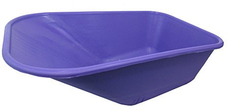 KetoPlastics WHEEL BARROW PURPLE REPLACEMENT PLASTIC BODY 85 LITRE/NO HOLES MADE IN UK