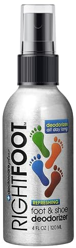 #1 Most Effective Foot & Shoe Deodorant Spray - All Natural and 100% Safe For All Shoes & Feet - Fresh Peppermint & Tea Tree Deodorizer Destroys Odor & Bacteria Immediately!