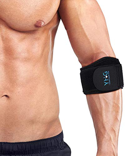 Yosoo Health Gear Coudière Anti-Épicondylite Néoprène Réglable, Support Coude Tennis Tendinite
